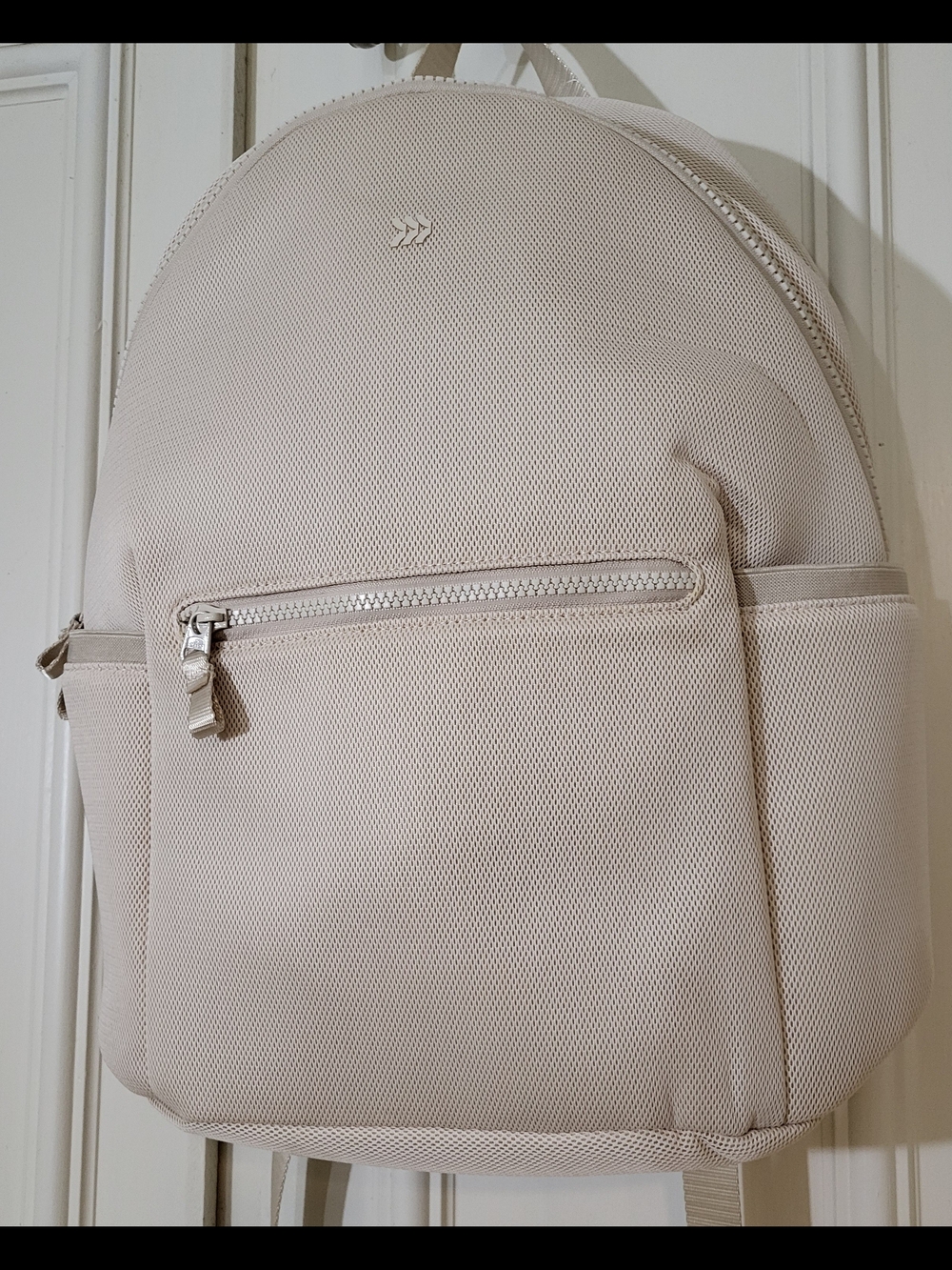 All in Motion Mesh Backpack-Beige